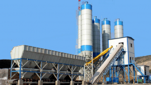 central mix concrete plant design