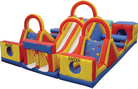 inflatable obstacle course for sale
