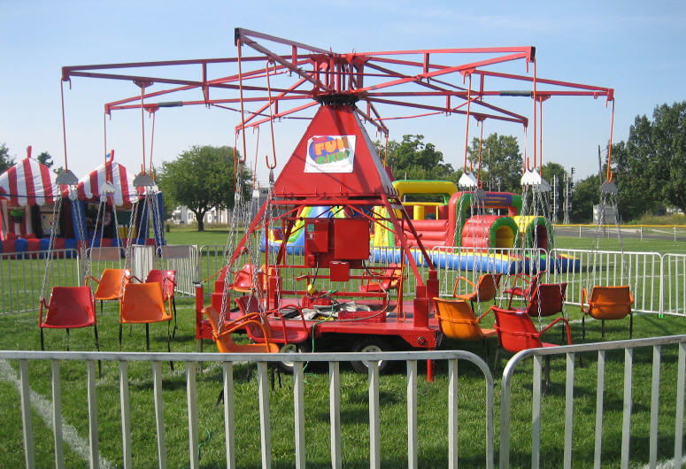 Kids Chair Swing Carnival Ride on traveler