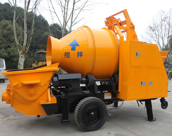 cement mixer with pump