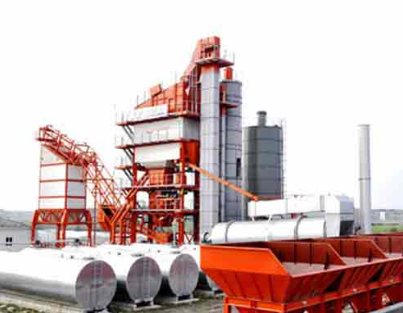 Stationary asphalt mixing equipment