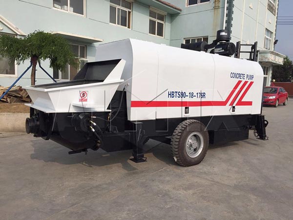 diesel engine concrete pump