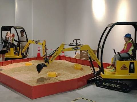 Buy attraction children's excavator from China