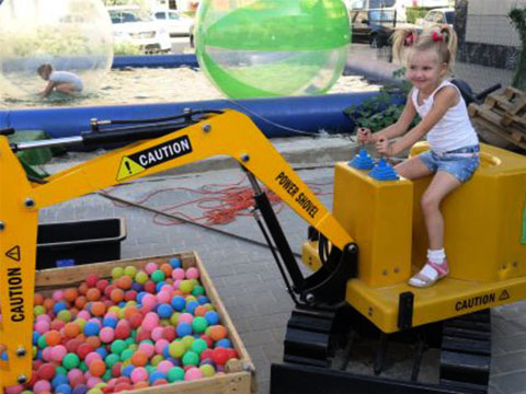 Buy attraction children's excavator from China