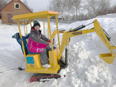 Buy attraction children's excavator