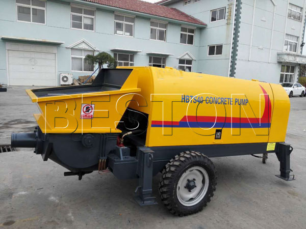 concrete pump machine