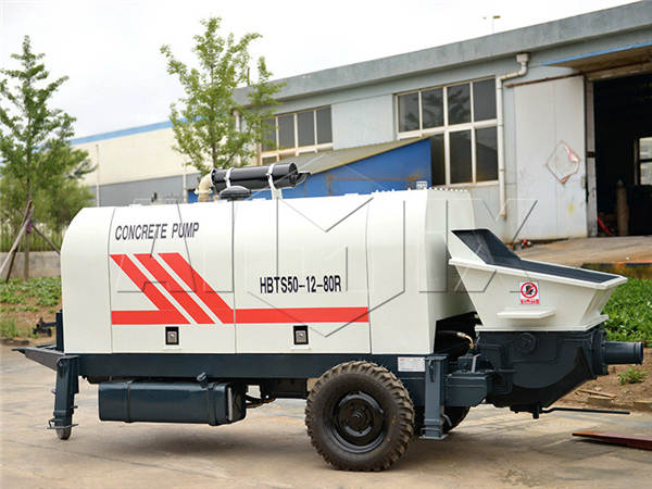 small concrete pump