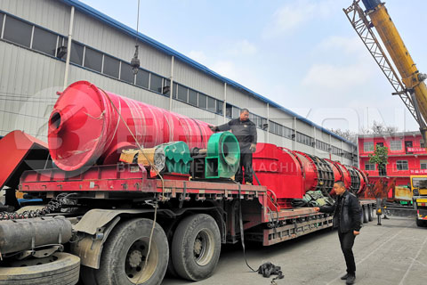 Shipment of Charcoal Manufacturing Plant - Beston Group