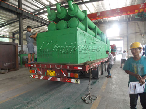 large scale continuous pyrolysis machine