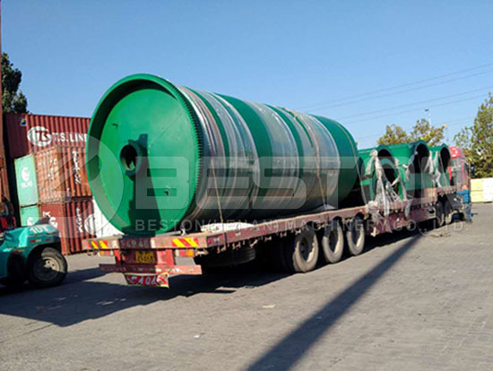 Tyre Pyrolysis Machine to Canada